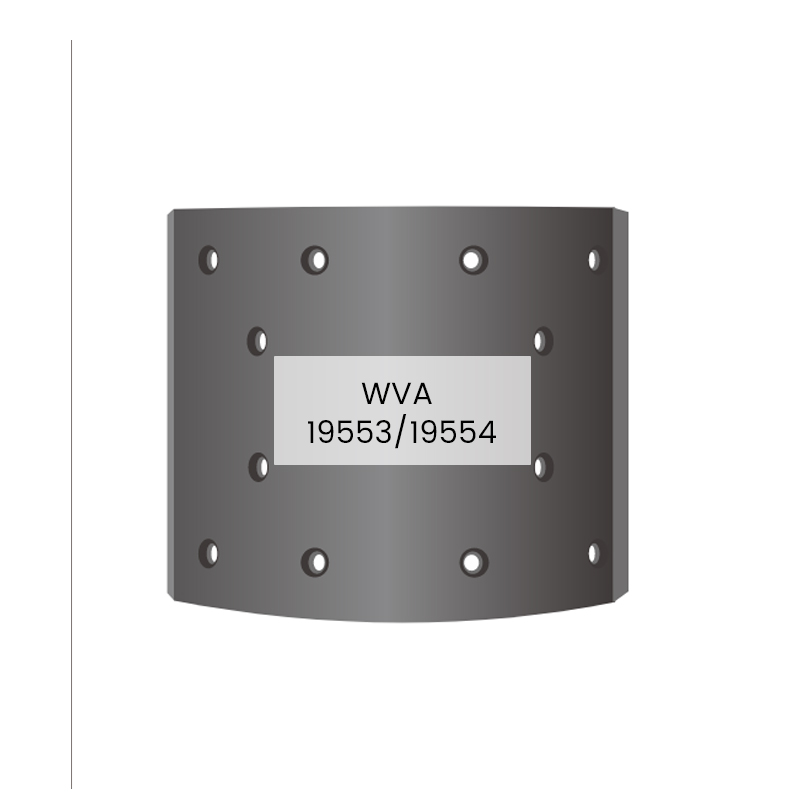 Garniture de frein de camion européenne 19553/19554 pour IVECO