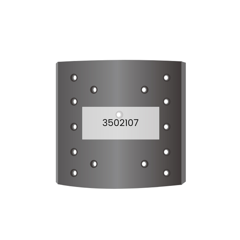 3502107 Garniture de frein pour camion robuste