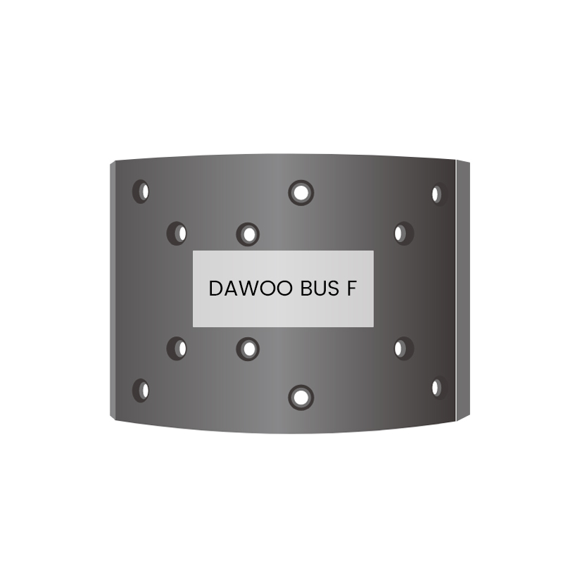 Garniture de frein pour camion lourd CORÉE DAEWOO BUS F