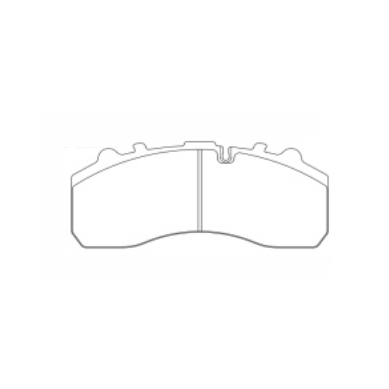 Plaquette de frein de camion 29087/29105/29106/29108/29109/29163/29179/29201/29202 pour BPW, DAF